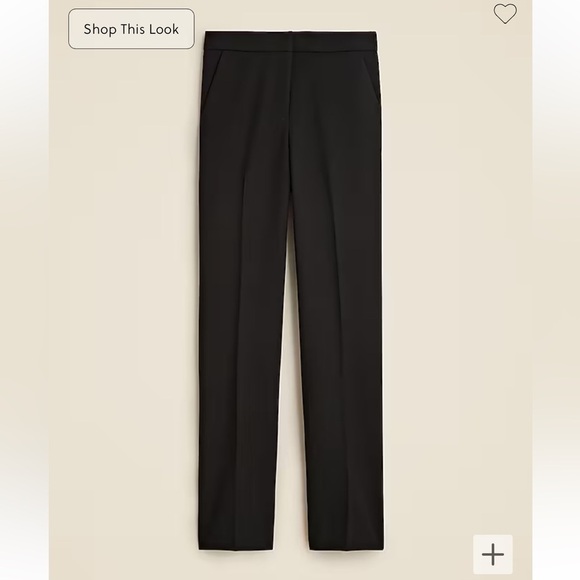 J crew Petite Kate straight-leg pant in four-season stretch - Picture 4 of 6
